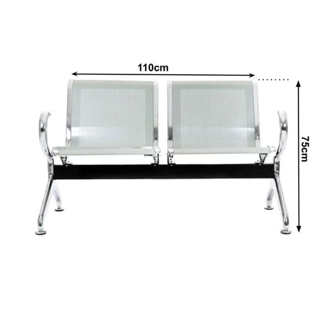 Cadeira para espera em aço