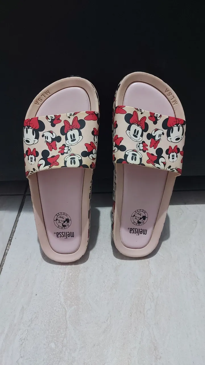 Sandália Melissa Minnie Rosa