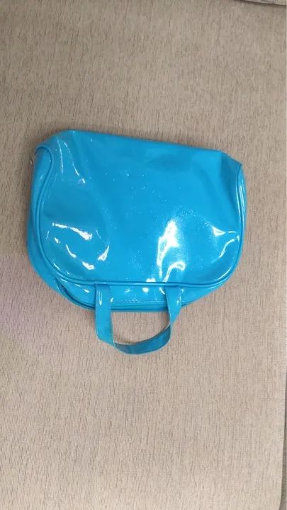 Necessaire feminina  Azul Turquesa - Foto 2