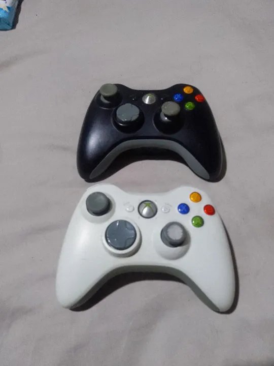 Controle x box x-box 360 branco white