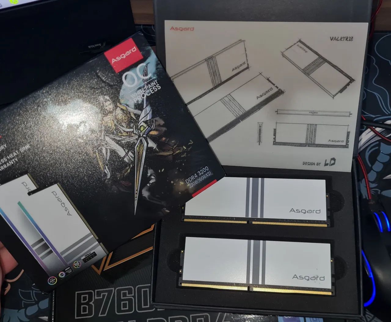 Memória (2X16GB) DDR4 3200 MHZ Asgard Valkyrie - Foto 2