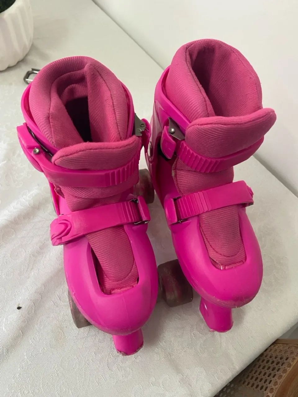 Patins Infantil Rosa M&C - número 32 - Foto 2