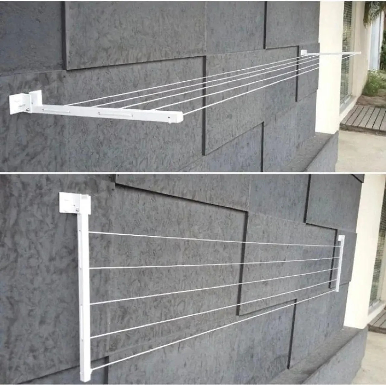 Varal Retrátil de Parede - Ideal para Otimizar Espaços