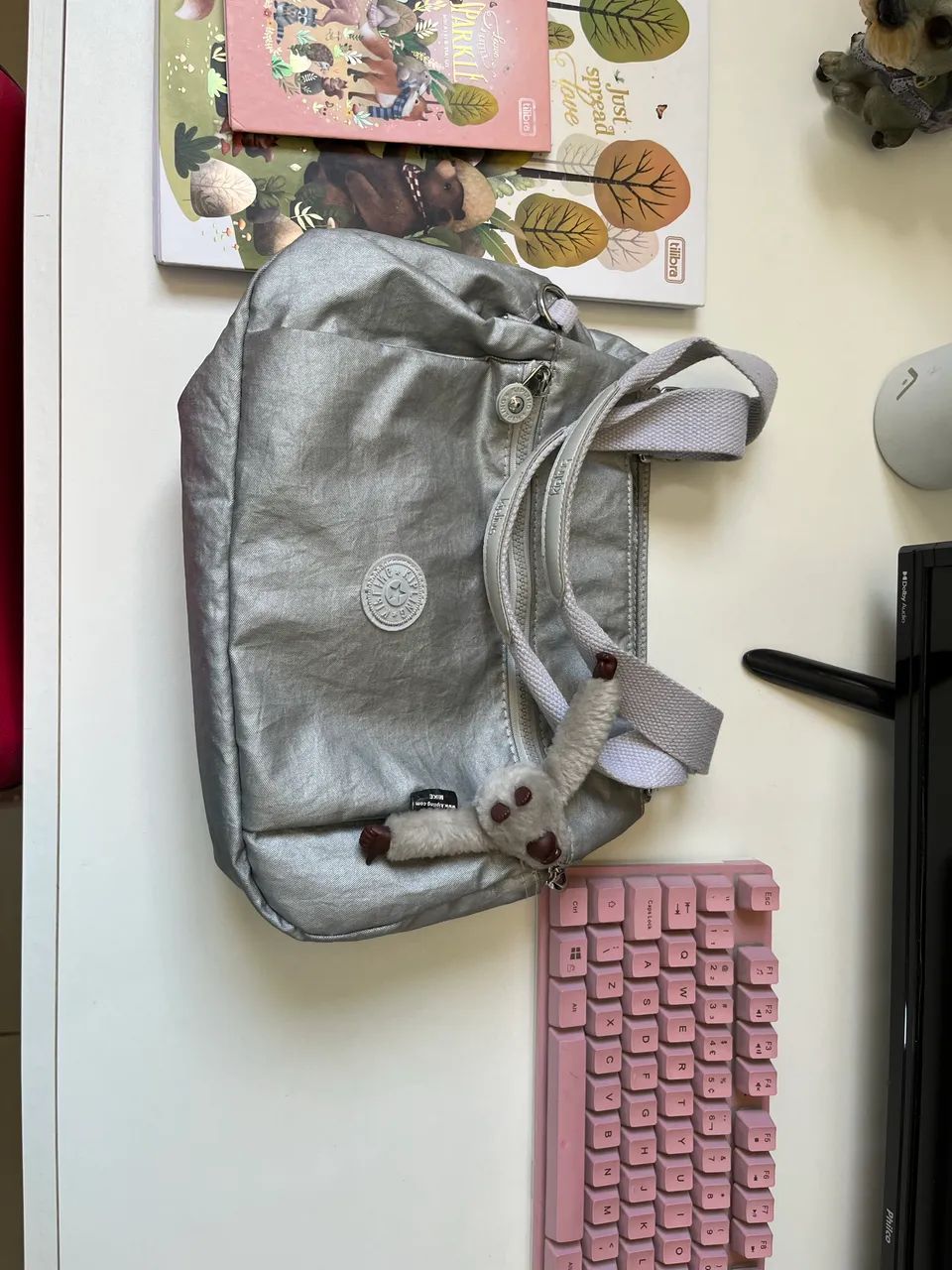 Bolsa kipling mão ombro original  - Foto 4