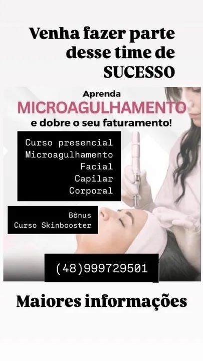 Curso microagulhamento profissional 
