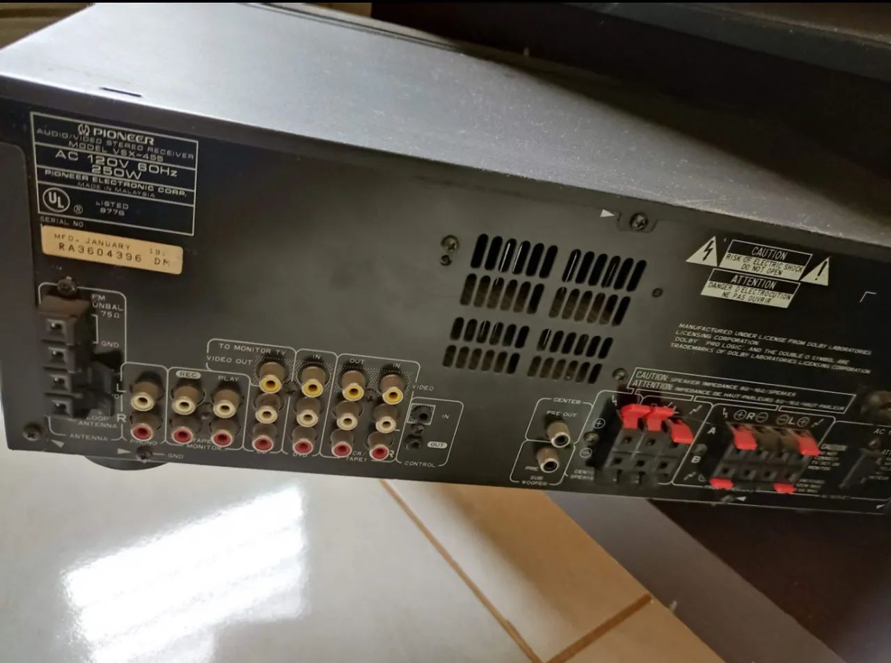 Home Theater Pioneer VSX-455