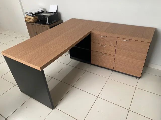 Mesa para escritório modelo presidente nova 100% em MDF