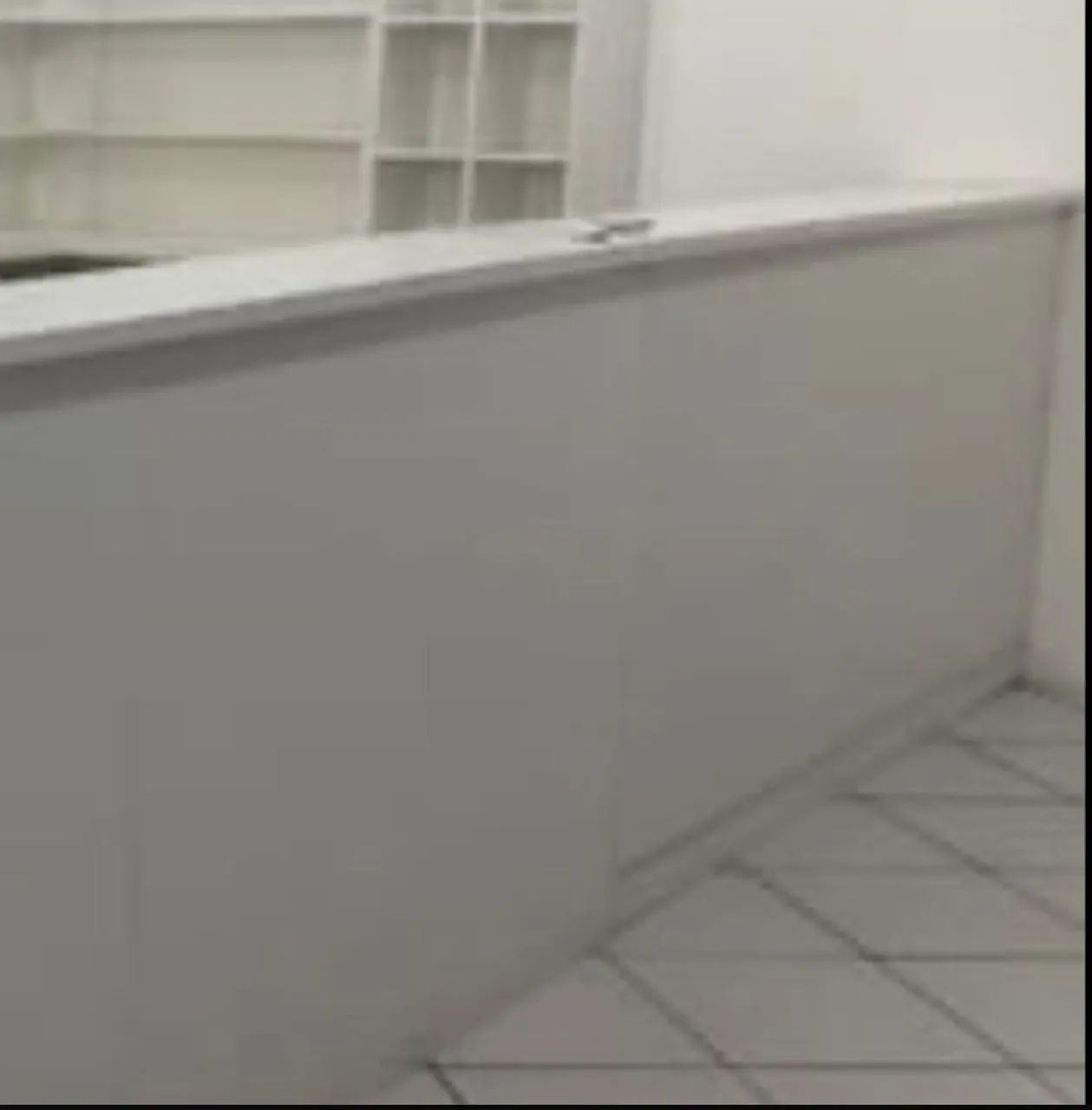 Balcão e Prateleira Branco