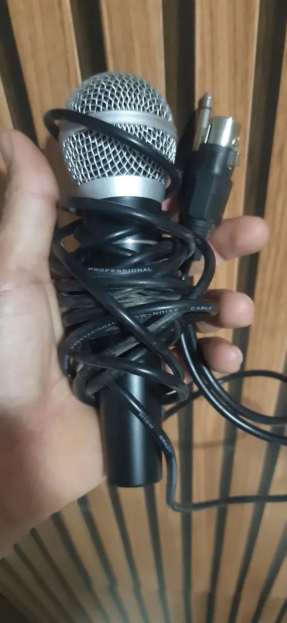 Microfone  com Cabo