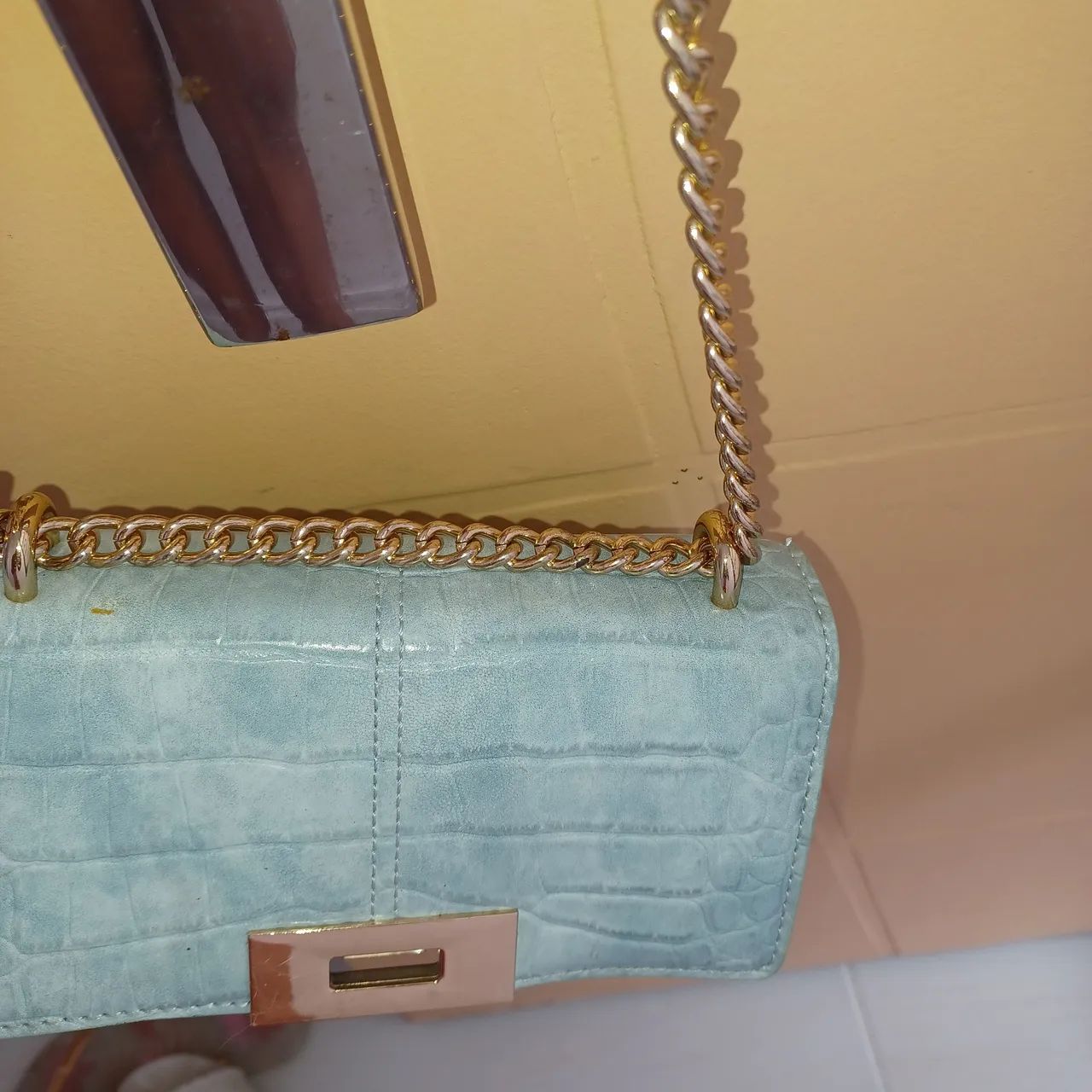 Bolsa de alça azul 
