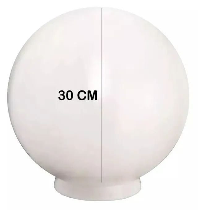 Poste de jardim 2 metros com 2 globo - Foto 3