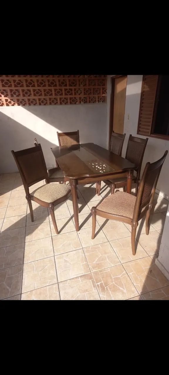 Mesa Trevisan de madeira nobre  - Foto 2