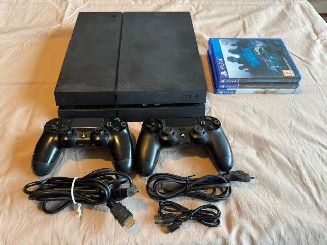 Playstation 4 fat - Kit Completo - Foto 4
