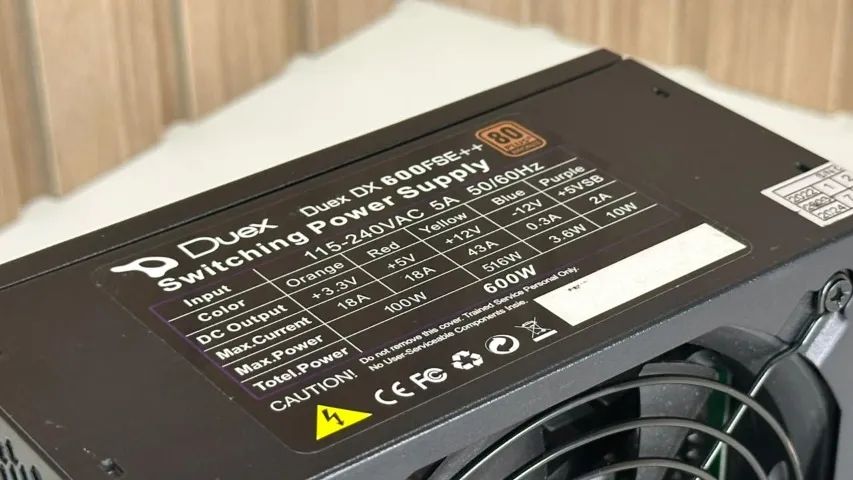 FONTE DUEX 500W 80 PLUS  - Foto 3