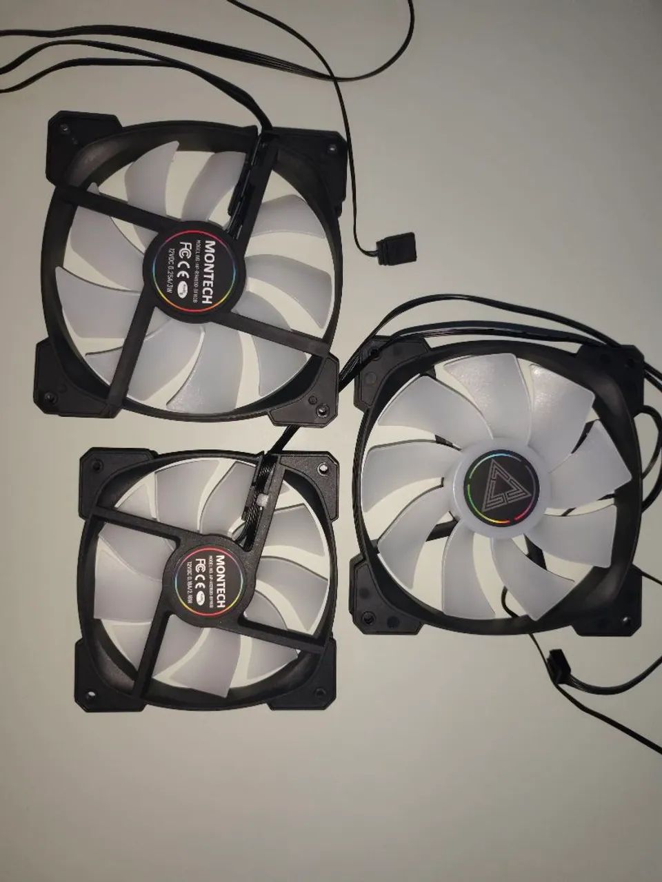 Ventoinhas e Controladora Argb da Montech - Foto 4