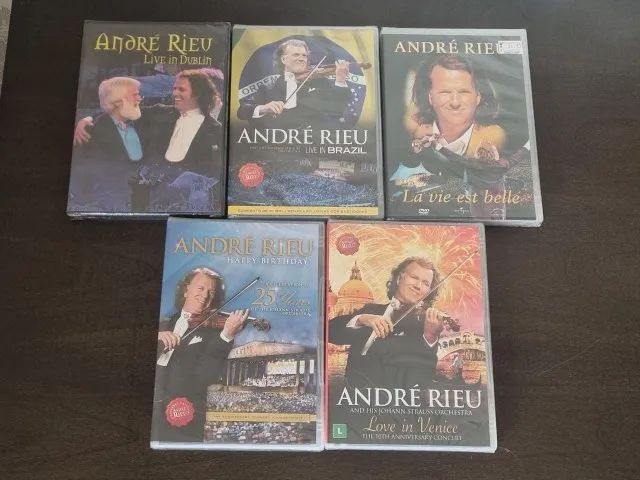 Coleção André Rieu. 16 Dvds + 4 Cds. Ótimo Estado!