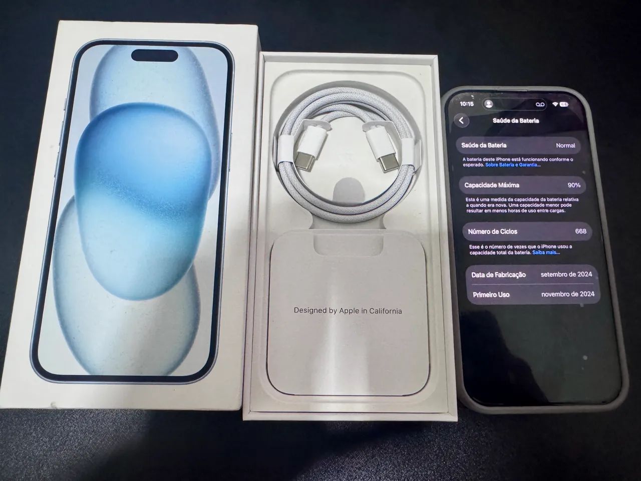 Iphone 15 128gb branco