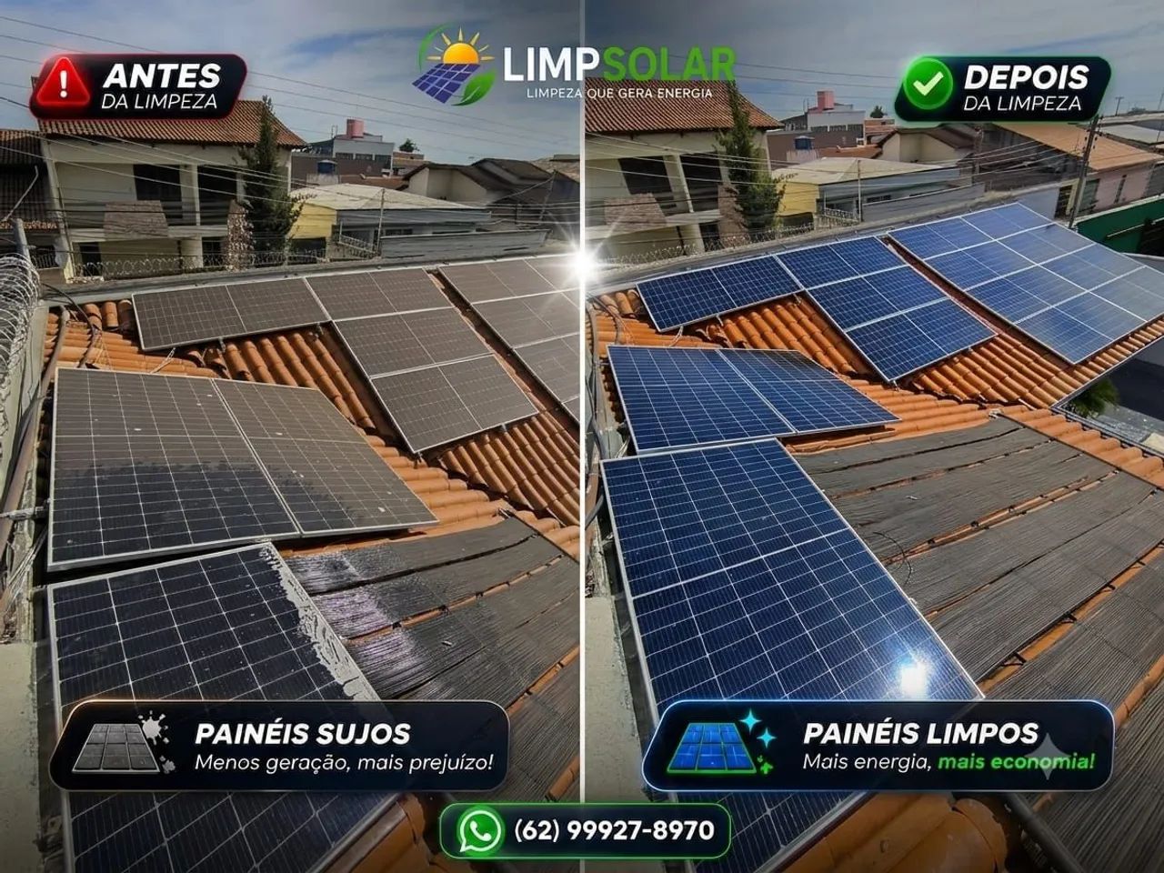 Limpeza de placa solar! - Foto 2