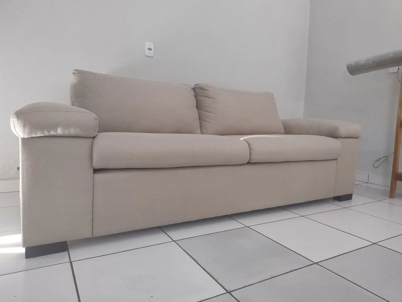 Sofá 2 lugares, tapete extra grande (novos) - Foto 3