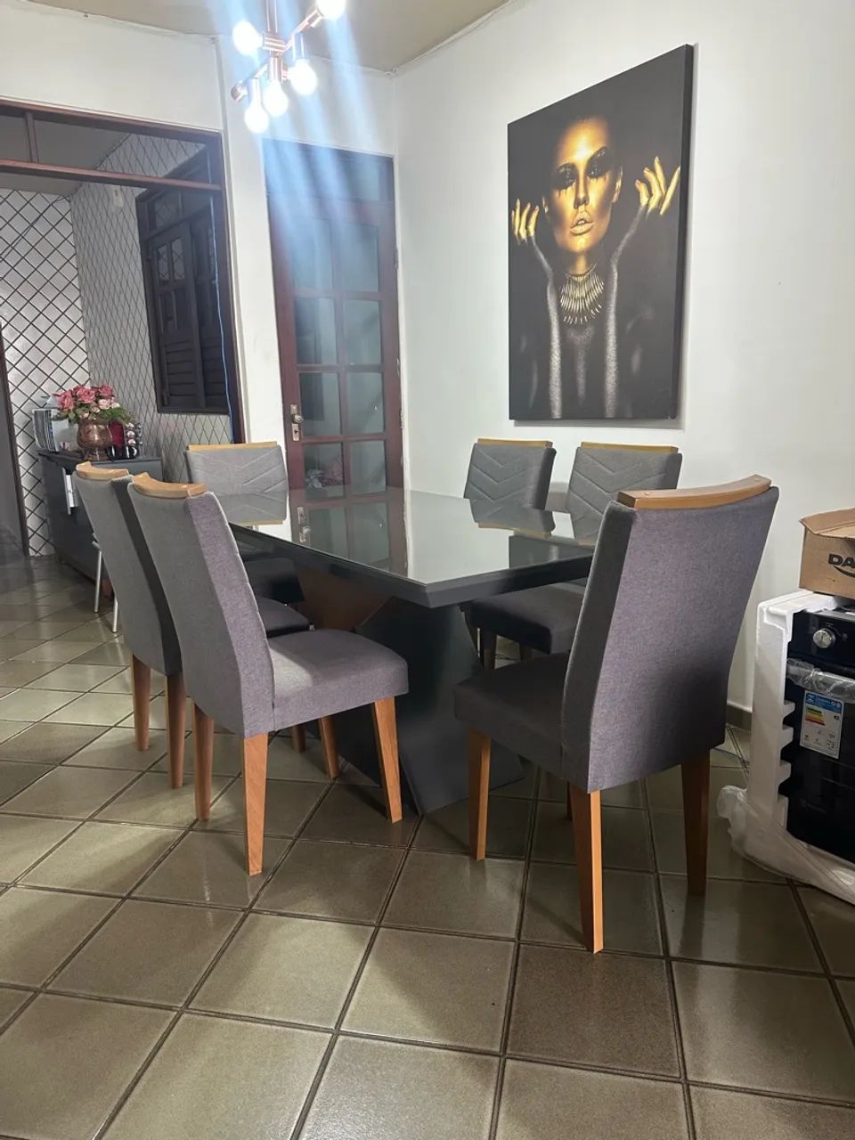 Mesa de Jantar 6 cadeiras  - Foto 5