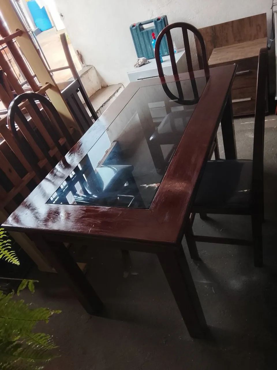 Mesa com 3 cadeiras  - Foto 2
