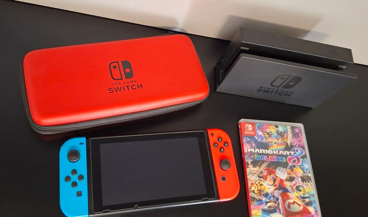 Nintendo Switch completo com jogo