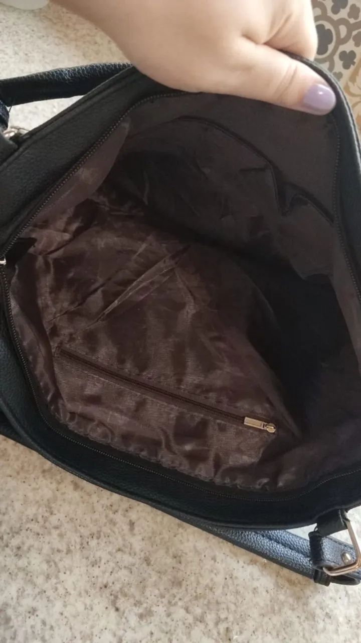 Bolsa grande - preta - Foto 5