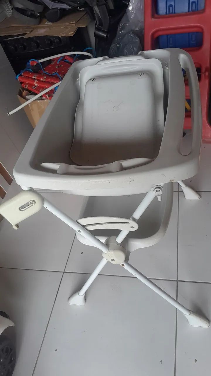 Banheira com trocador 