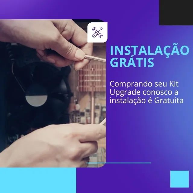 Kit Upgrade 14ª Geração - Processador Intel Core i5 14400F - 8Gb Ram DDR4 - Placa Mãe h610 - Foto 3