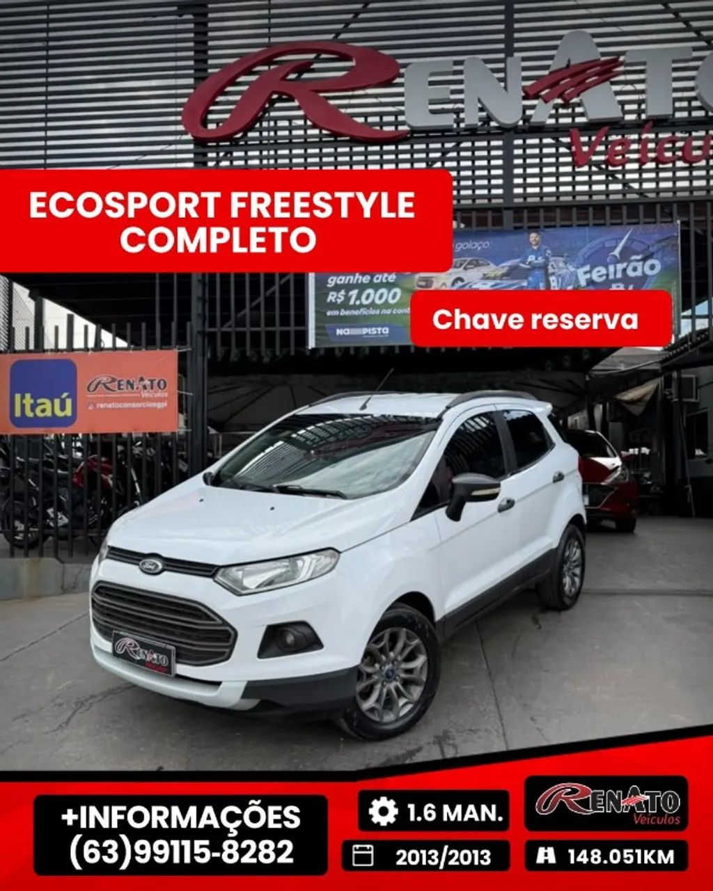 Ford Ecosport EcoSport FREESTYLE 1.6 16V Flex 5p 2013