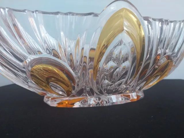 CRISTAL MURANO AMBAR CENTRO DE MESA  - Foto 2