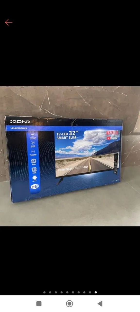 Smartv 32 polegadas Android TV zero lacrada (entrego)