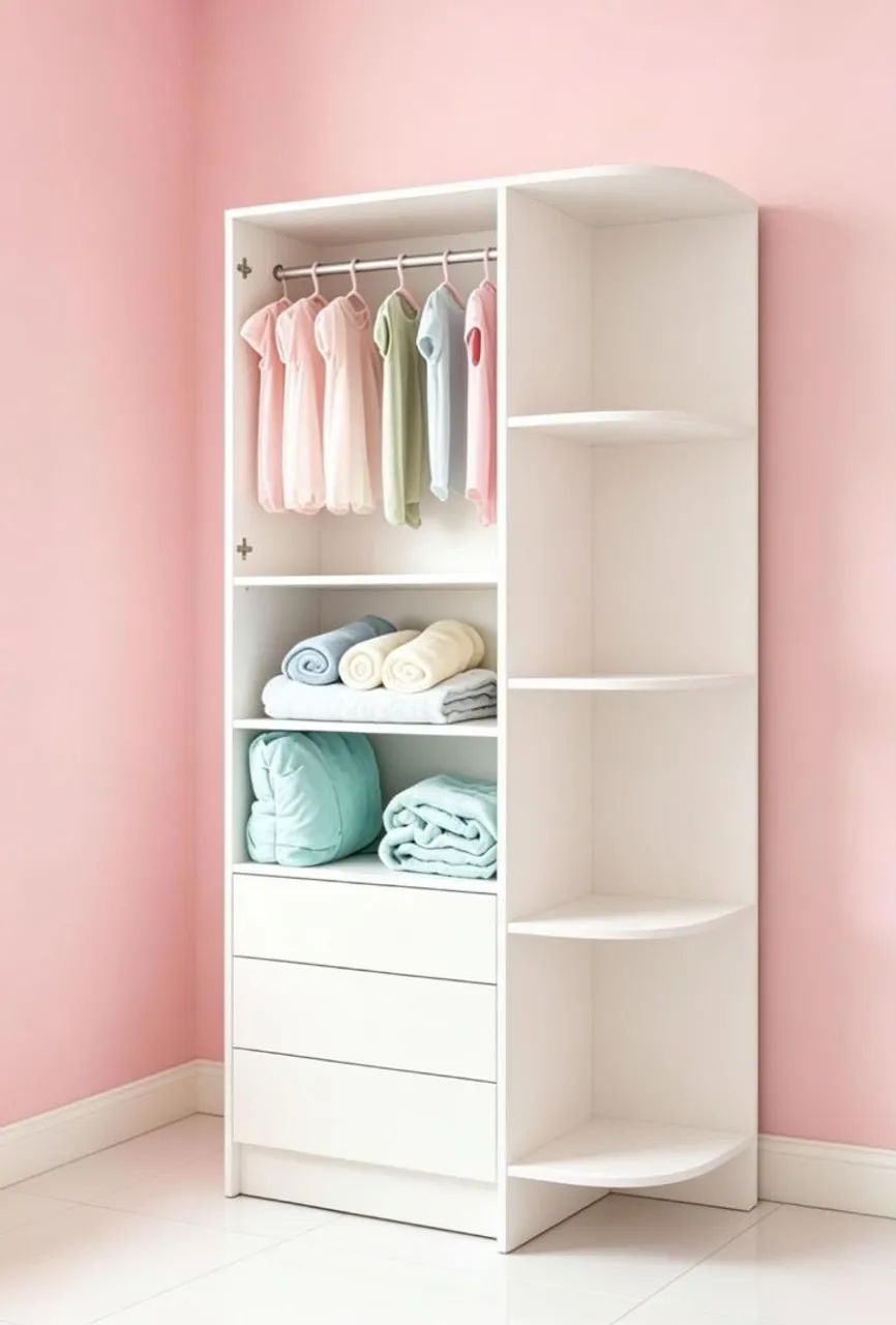 Roupeiro infantil em mdf 