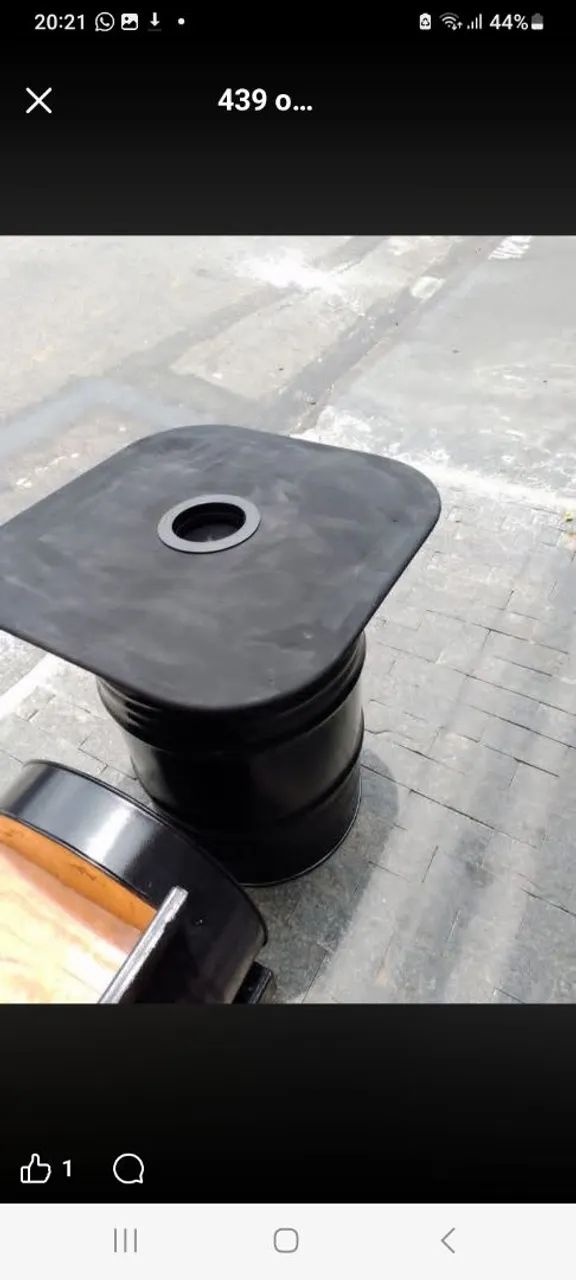 Tampas de madeira  para tambor  de 200 litros  apartir  40 reais  - Foto 4