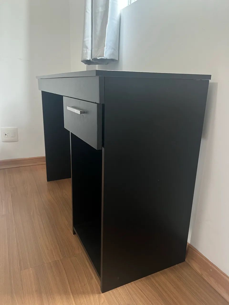 Escrivaninha mesa escritório preta - Foto 4