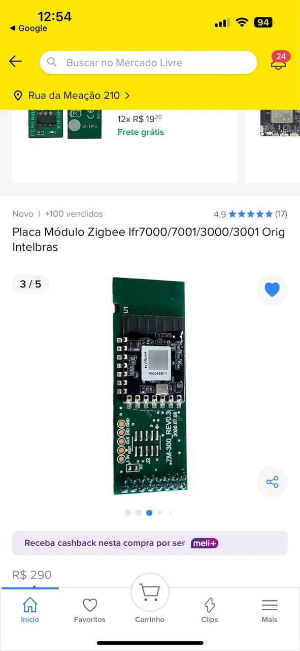 Placa módulo Zigibee intelbras Original  - Foto 2