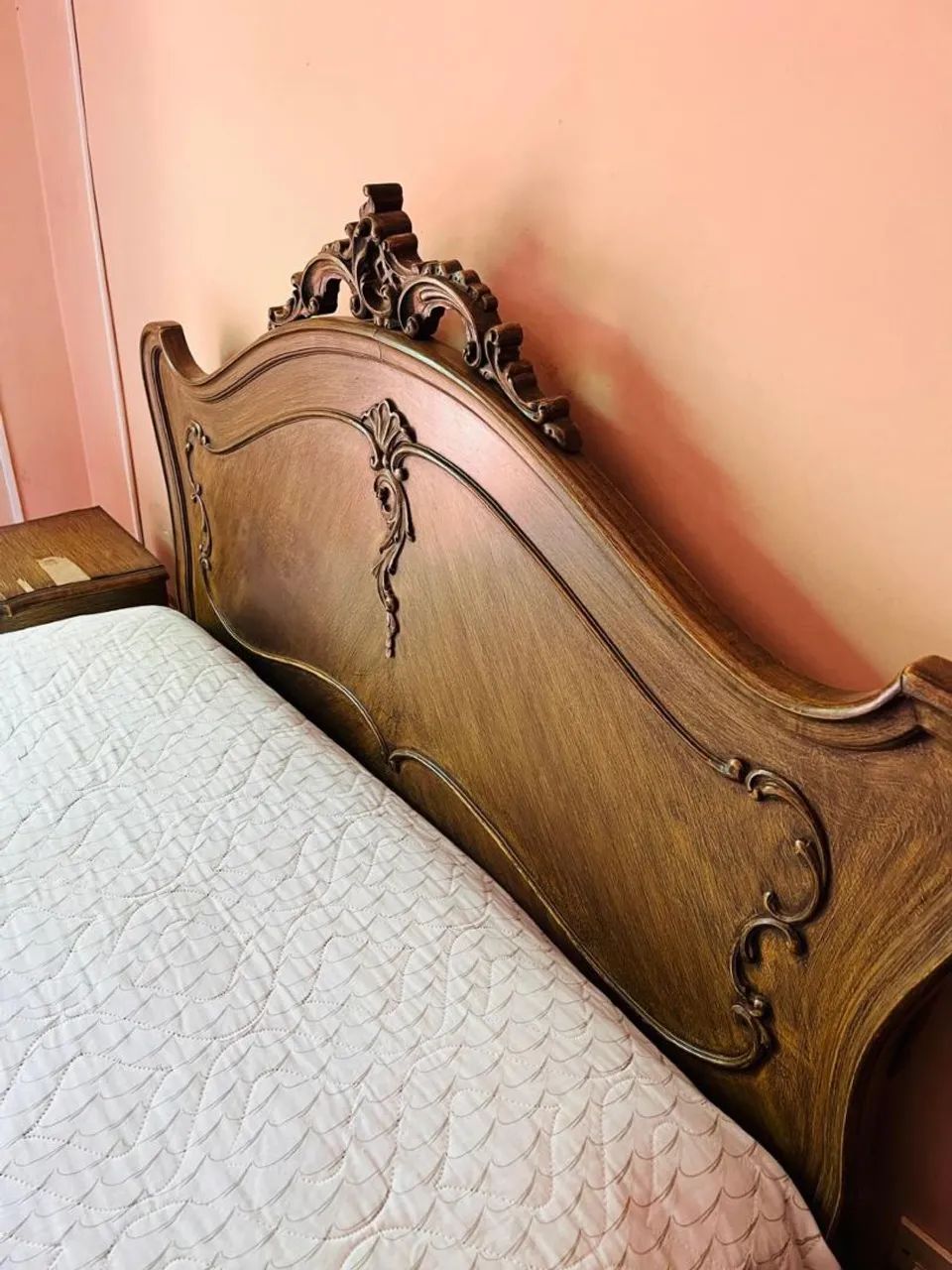 Cama vintage em madeira - Foto 2
