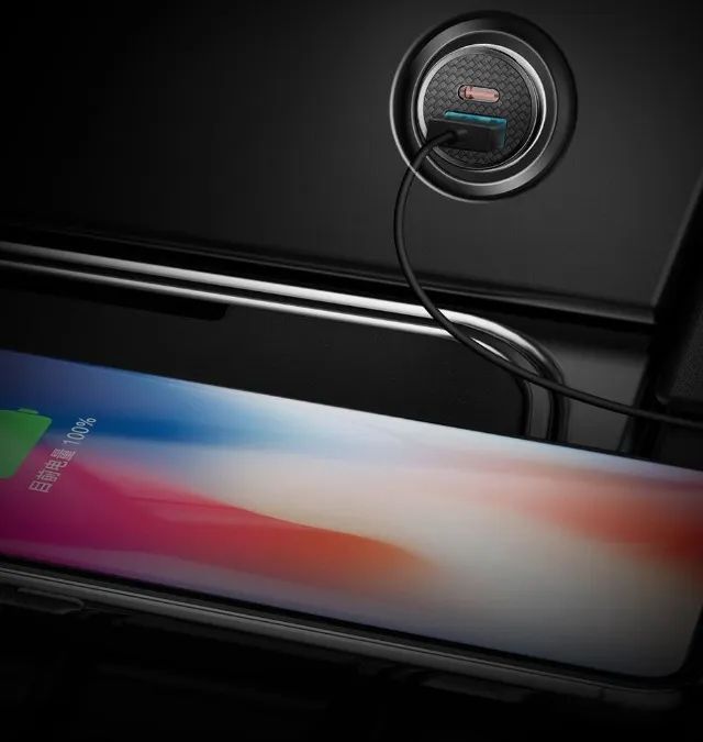 Carregador Celular Veicular 30w Turbo Baseus Tipo C + Usb - Foto 6