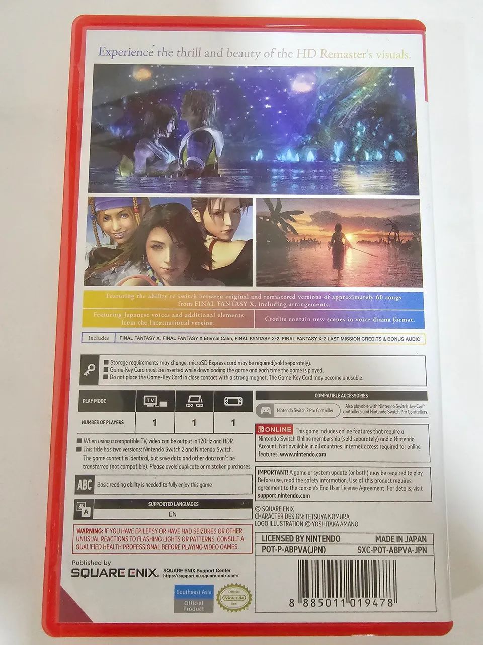 Final fantasy X e X-2. Jogo de Nintendo Switch 2. - Foto 2