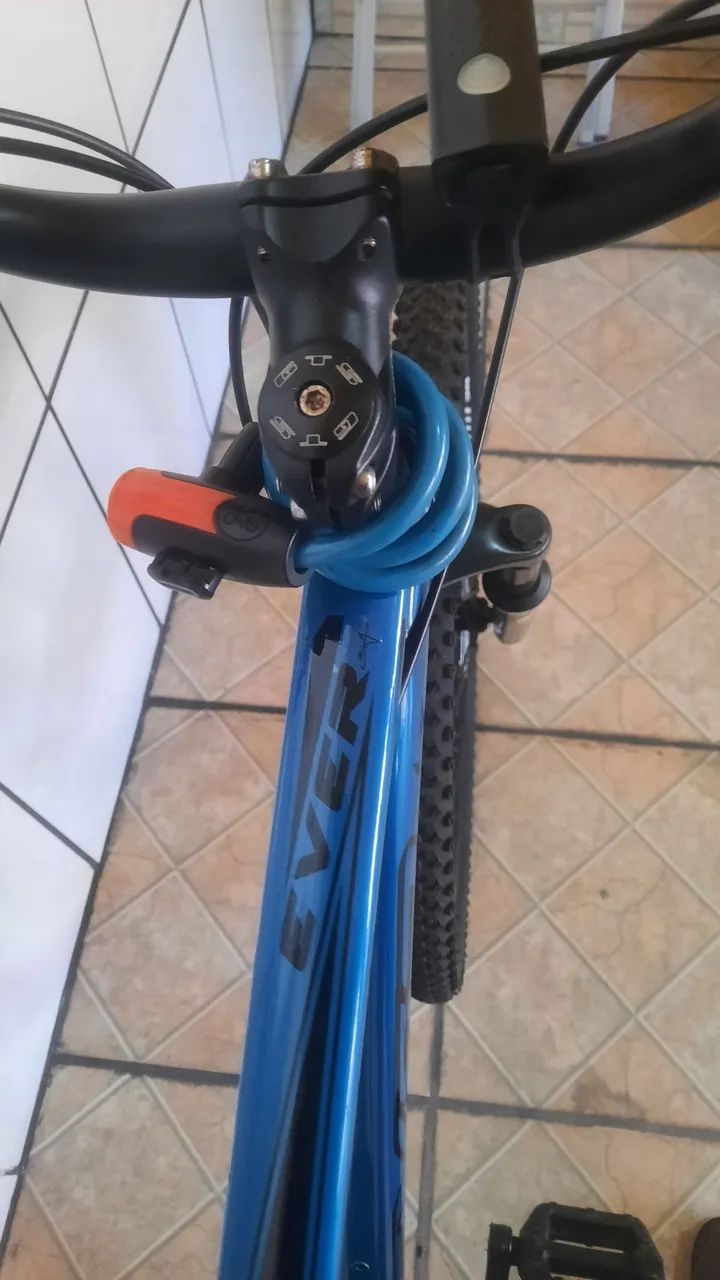 BICICLETA  EVER 29 ALUMÍNIO, EM ESTADO DE NOVA - Foto 5