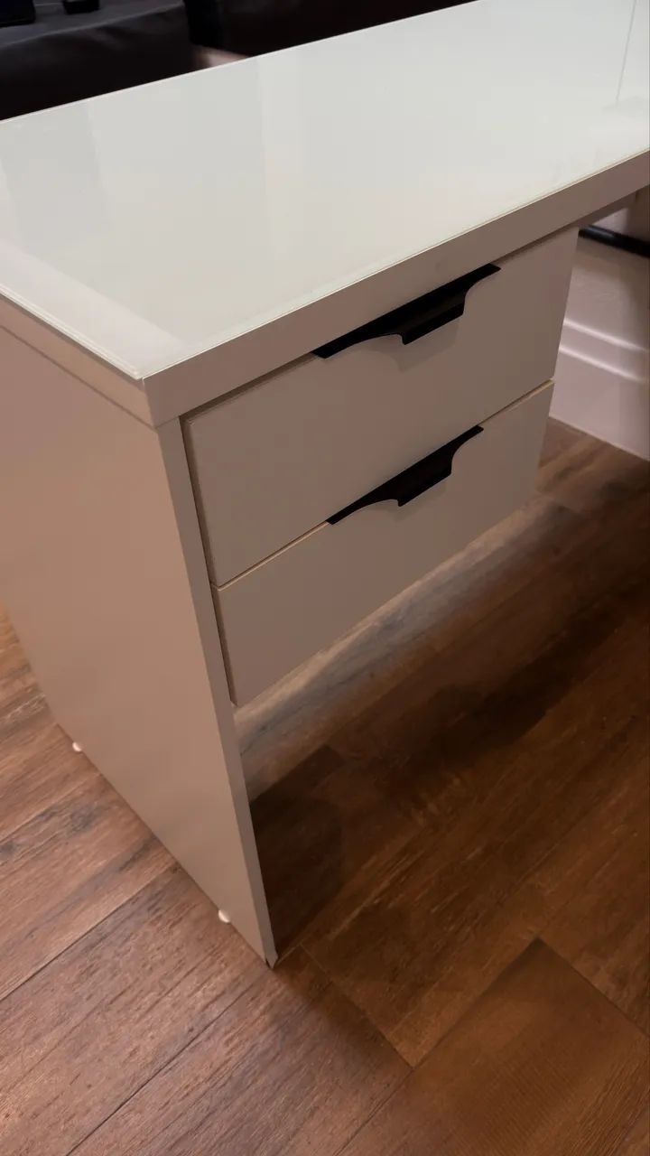 Mesa 2 gavetas para embutir na parede - Foto 4