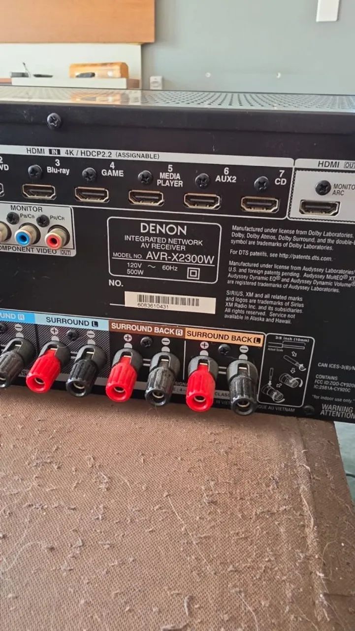 Receiver Denon Avr-x2300w - Foto 5