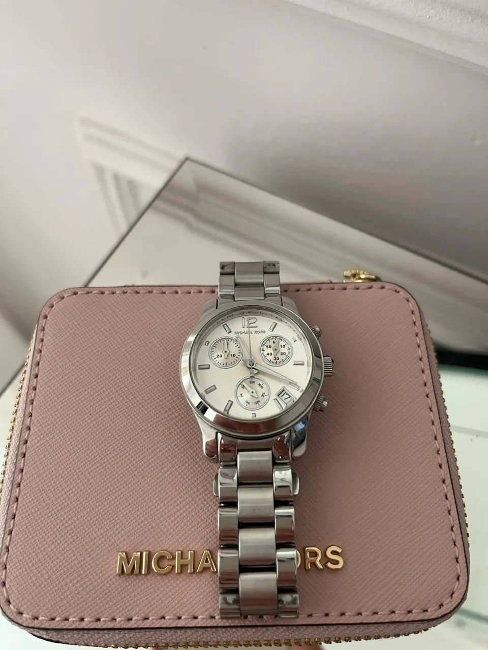 Relógio de aço Michael Kors