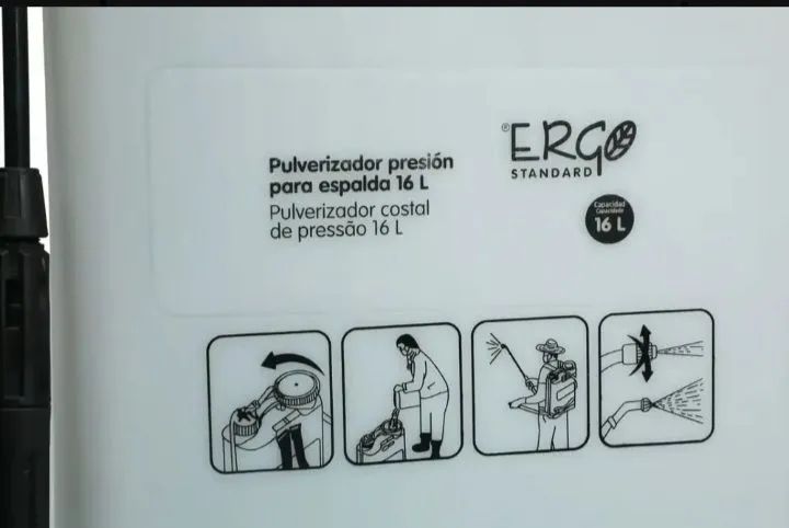 PULVERIZADOR DE ALTA PRESSÃO MOCHILA 16L ERGO - Foto 3