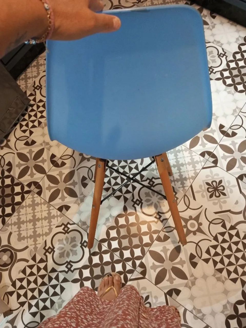 Cadeira azul - Foto 2