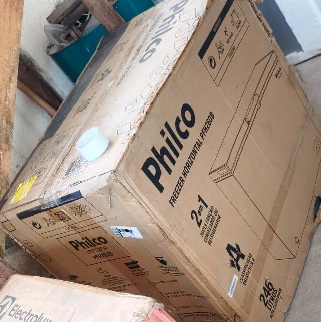 Freezer Horizontal Philco 246L PFH260B Branco 127V + Novo + Nota +