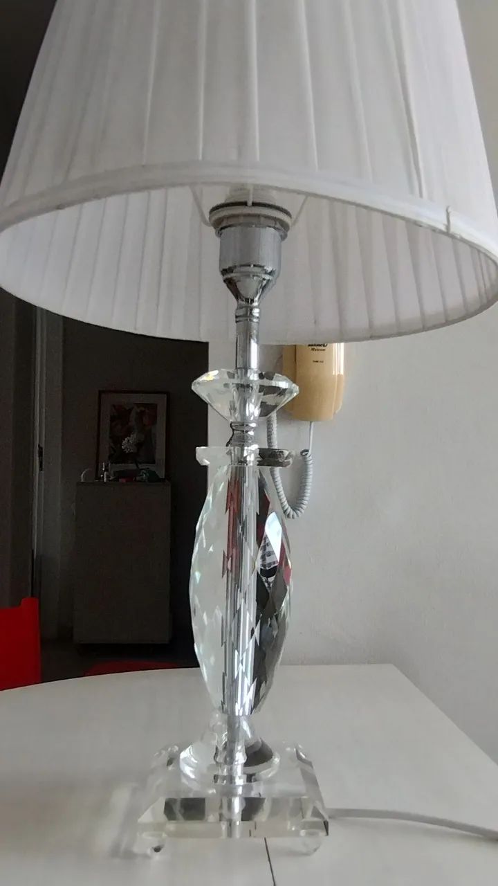 ABAJUR CL ÁSSICO EM CRISTAL - Foto 2