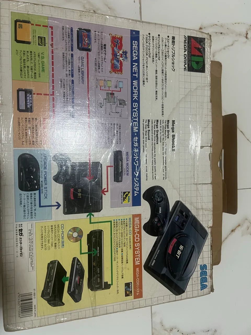 Mega drive japonês 