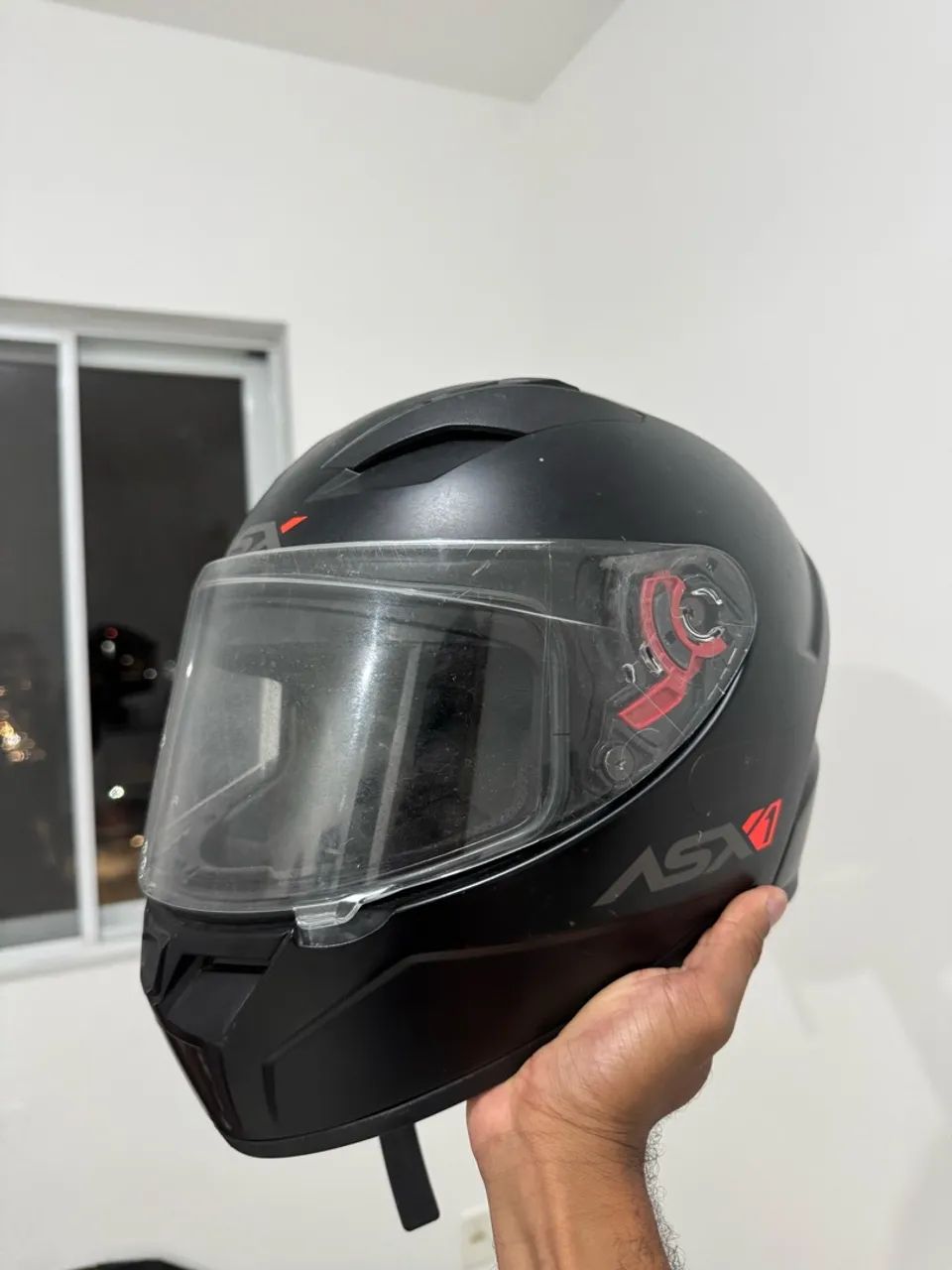 Capacete para motocicleta ASX - Foto 2