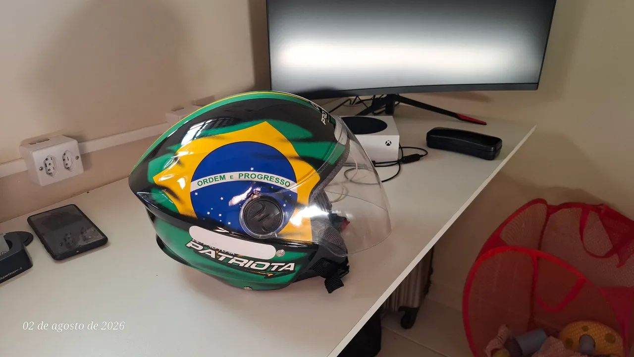 Vendo Capacete Pro Tork aberto - Foto 3